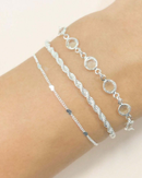 Pulseira Prata 925 (3 peças)