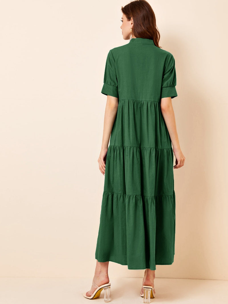 Vestido com babados