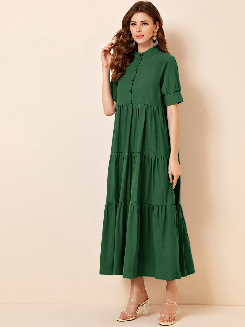 Vestido com babados