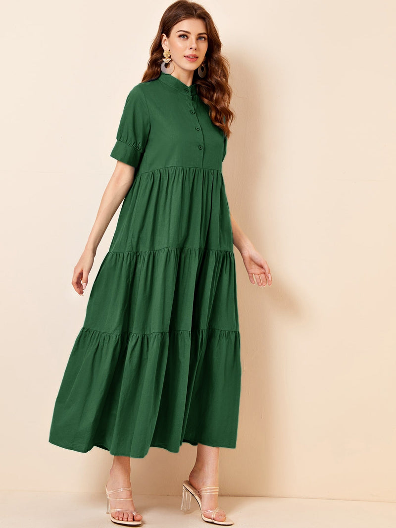 Vestido com babados