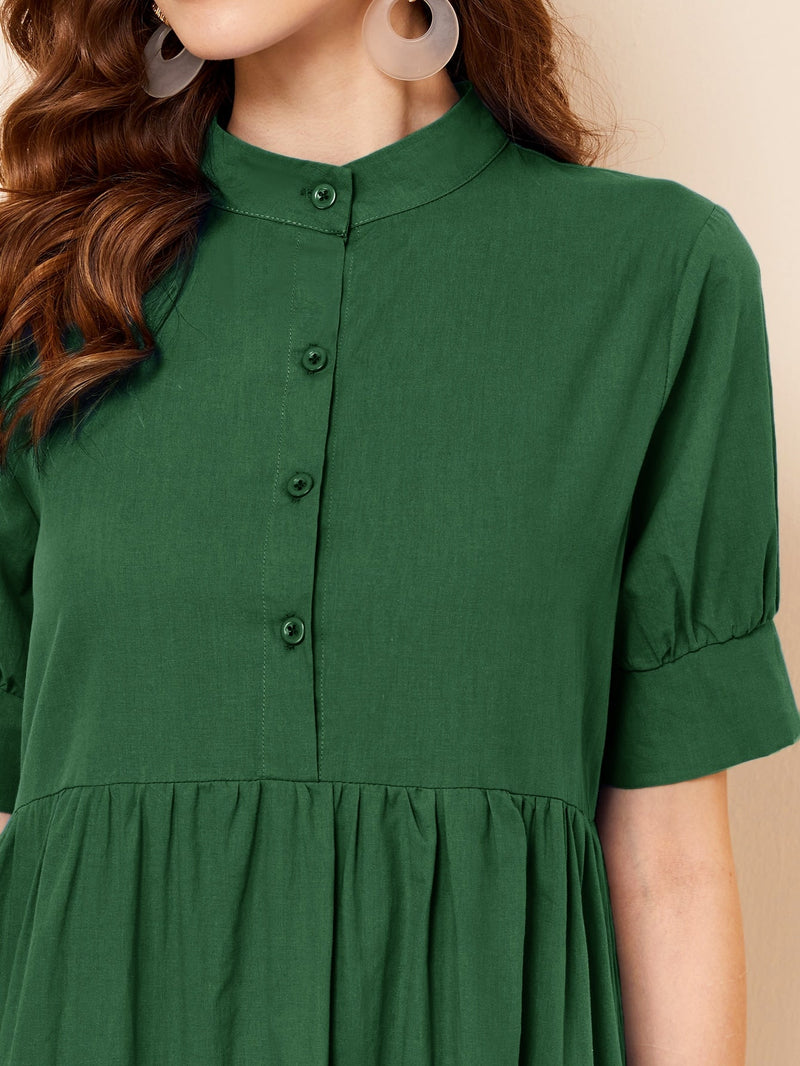 Vestido com babados