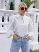 Camisa punho bufante