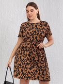 Vestido animal print