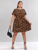 Vestido animal print