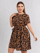 Vestido animal print