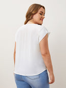 Blusa decote redondo