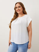 Blusa decote redondo