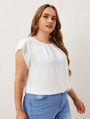 Blusa decote redondo