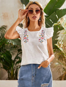 Blusa com bordado