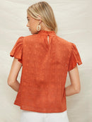 Blusa manga borboleta