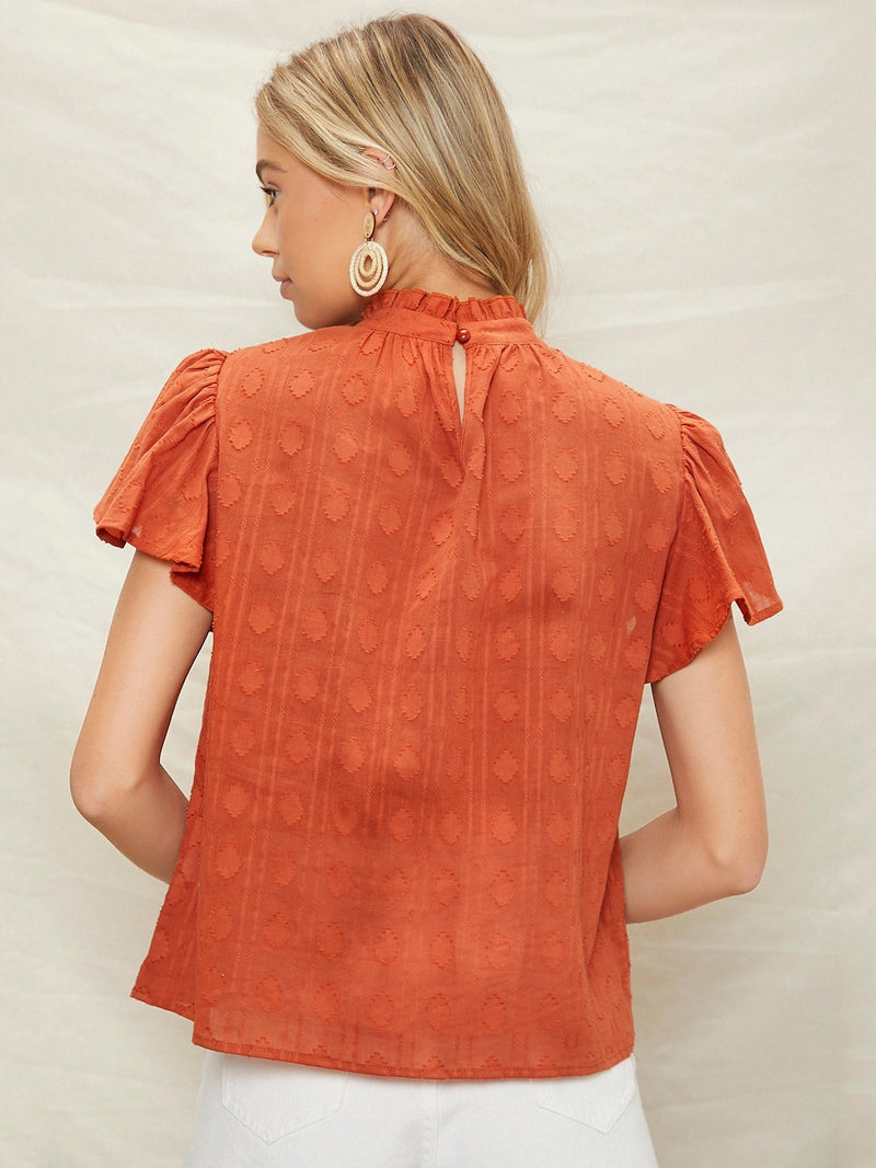 Blusa manga borboleta