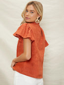 Blusa manga borboleta