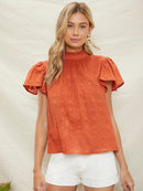 Blusa manga borboleta