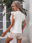 Blusa manga borboleta