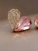 Brinco Coração Cravejado