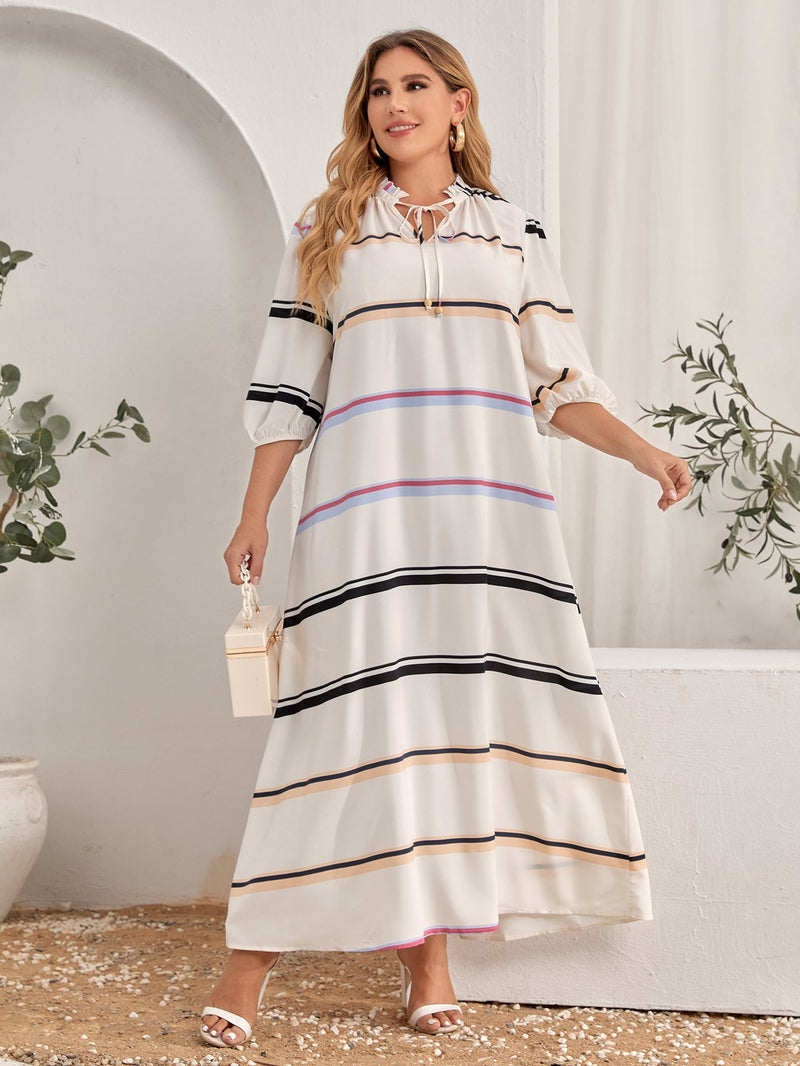 Vestido listrado
