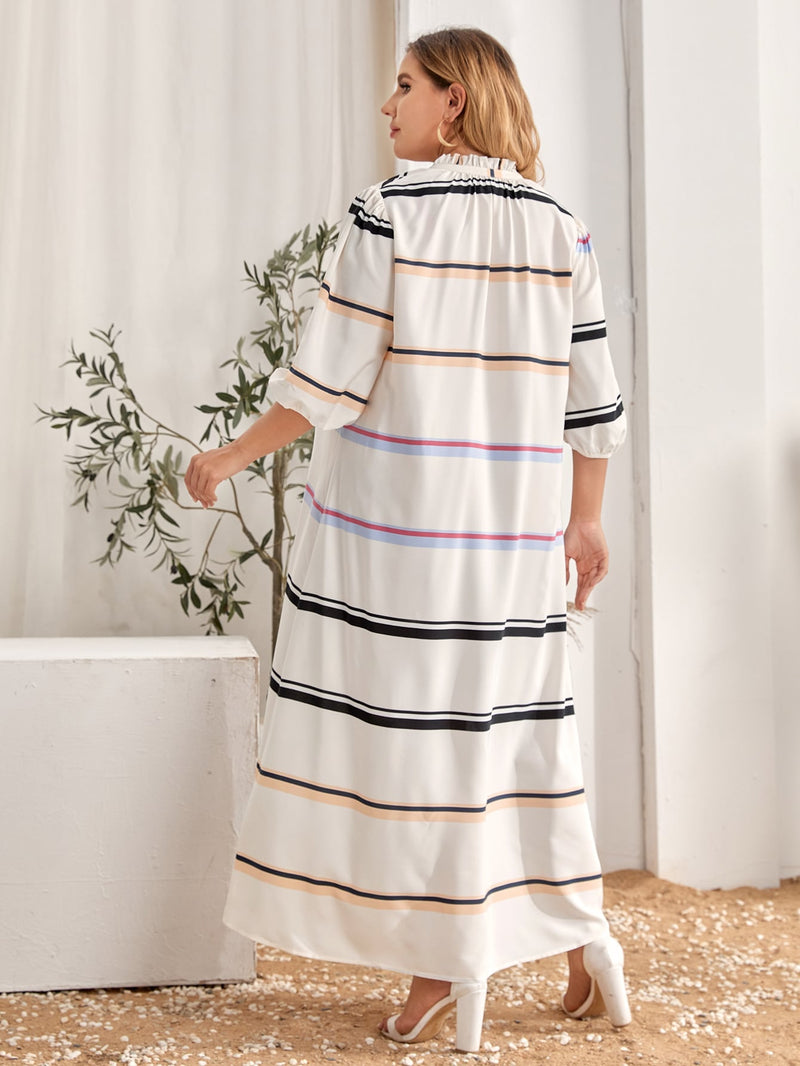 Vestido listrado
