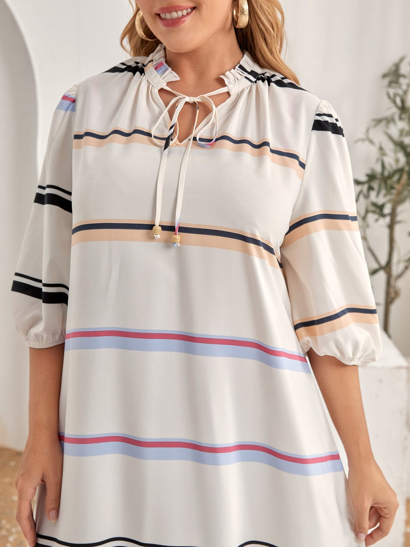 Vestido listrado