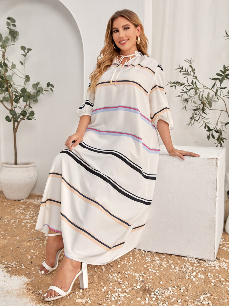 Vestido listrado