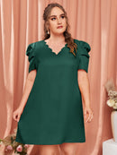 Vestido manga bufante