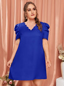 Vestido manga bufante