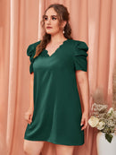 Vestido manga bufante