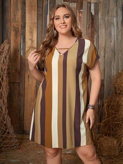 Vestido listrado