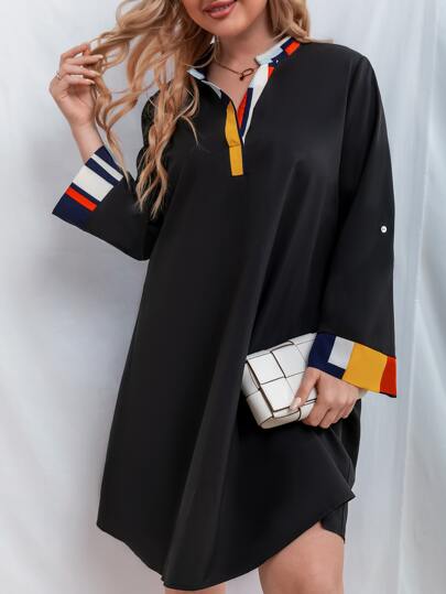Vestido decote em V