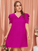 Vestido manga bufante