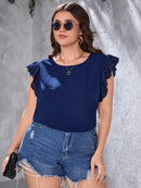 Blusa manga borboleta