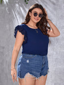 Blusa manga borboleta