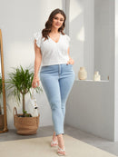 Blusa com decote em V