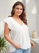 Blusa com decote em V