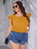 Blusa manga borboleta