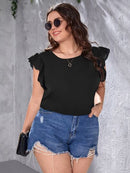 Blusa manga borboleta