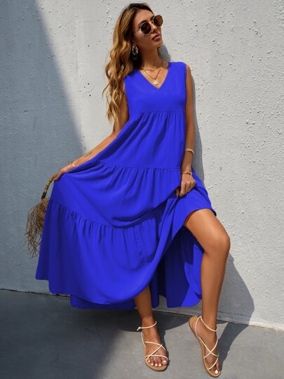 Vestido com babado