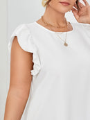 Vestido manga borboleta