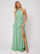 Vestido fenda - linha festa