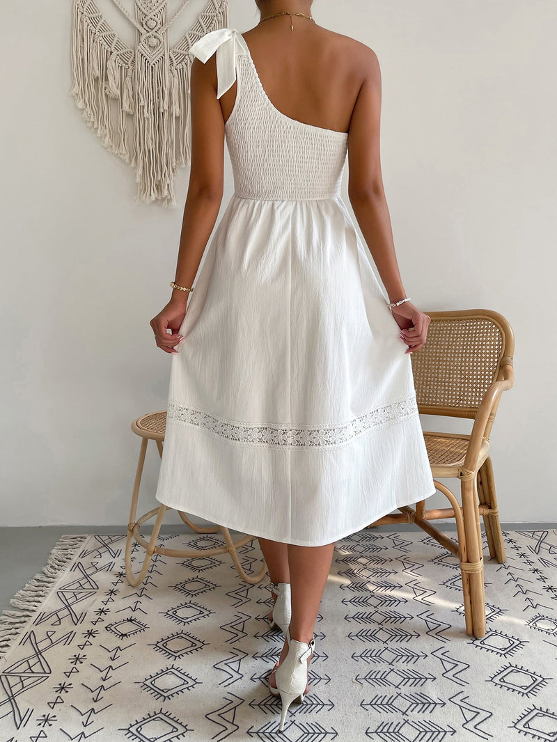 Vestido ombro único