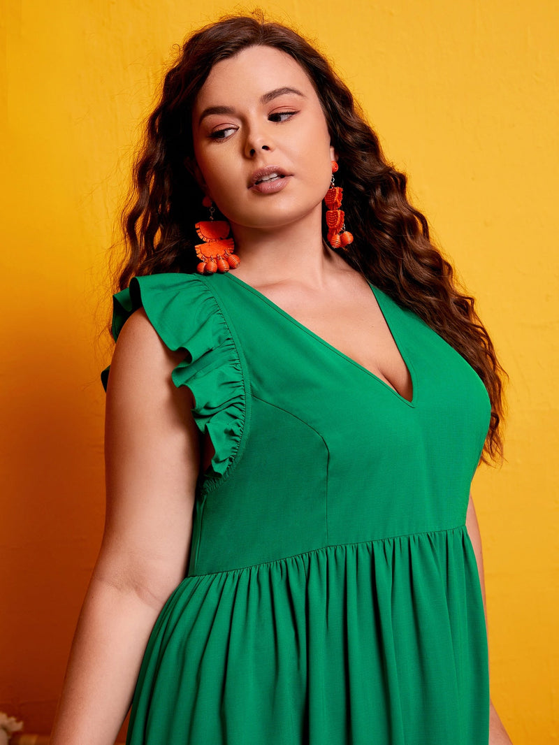 Vestido babado