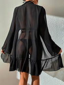 Saida de praia com ilhós