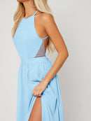 Vestido fenda - linha festa