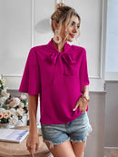 Blusa Gola de Gravata