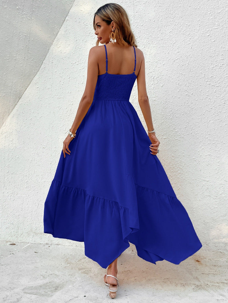 Vestido barra assimétrica