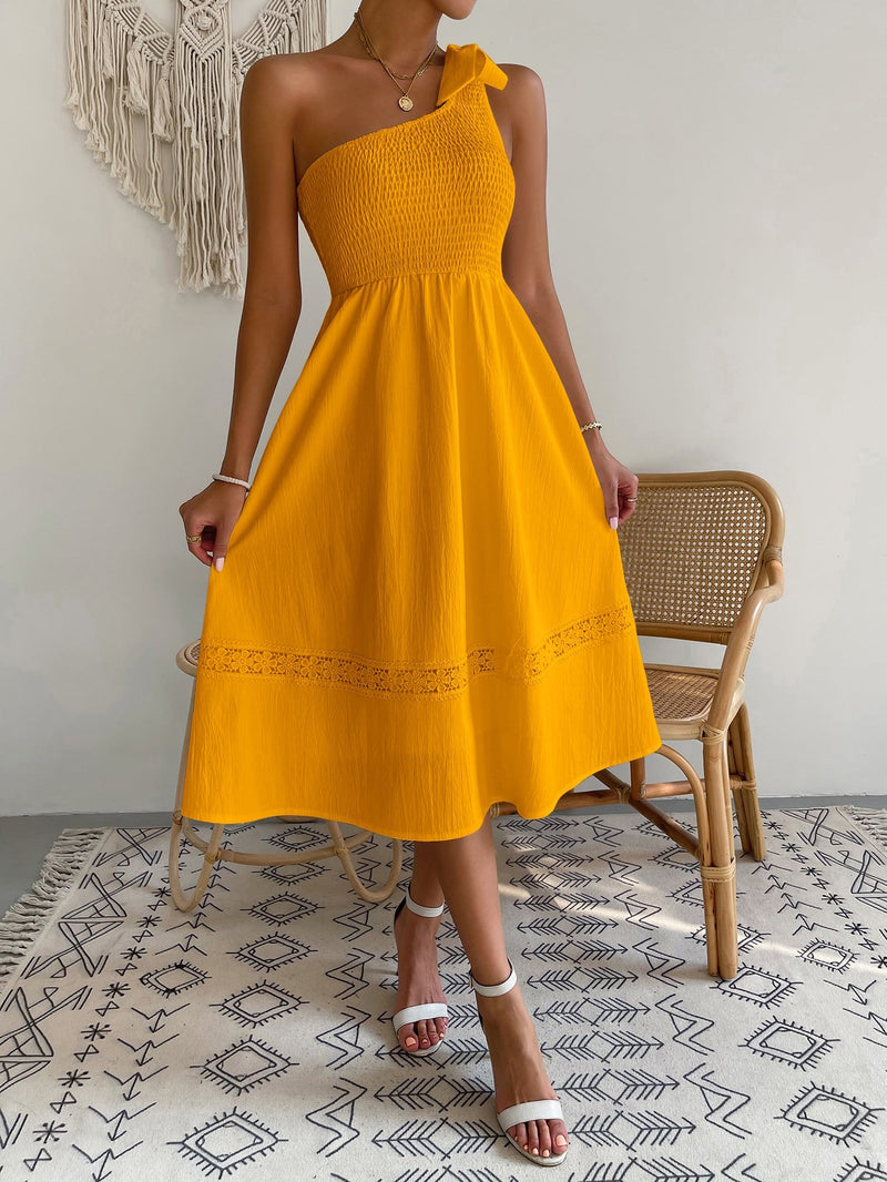 Vestido ombro único