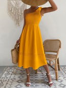 Vestido ombro único