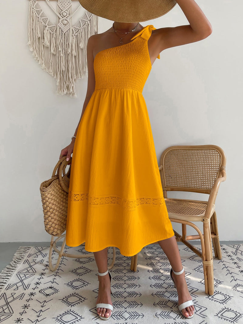 Vestido ombro único