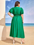 Vestido manga princesa