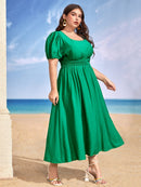 Vestido manga princesa