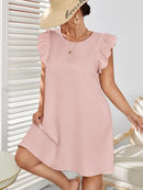 Vestido manga borboleta